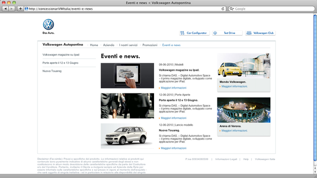 Eventi e notizie