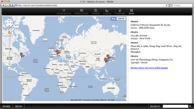 gli stores nel mondo